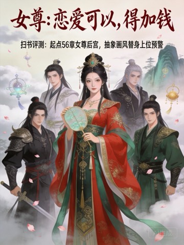 《女尊：恋爱可以，得加钱》扫书评测：起点56章女尊后宫，抽象画风替身上位预警